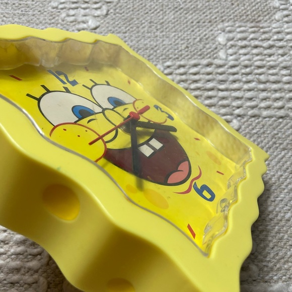 Spongebob Square Pants Wall Clock 2005 Nickelodeon - Picture 7 of 12